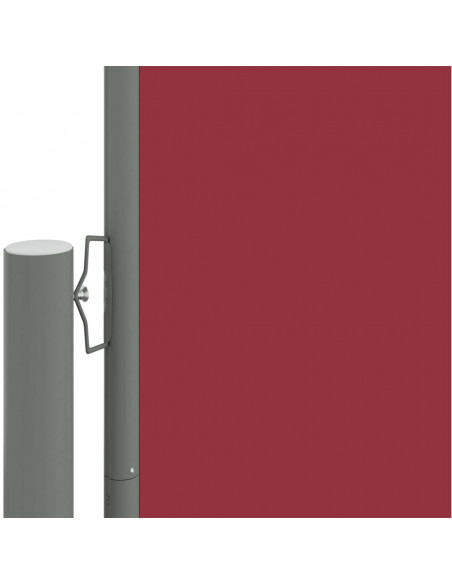 Tenda da Sole Laterale Retrattile Rossa 220x1200 cm