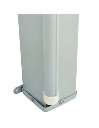 Tenda da Sole Laterale Retrattile per Patio 200x600 cm Crema