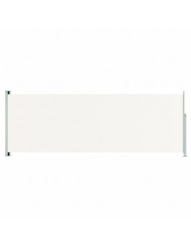 Tenda Laterale Retrattile per Patio 220x600 cm Crema