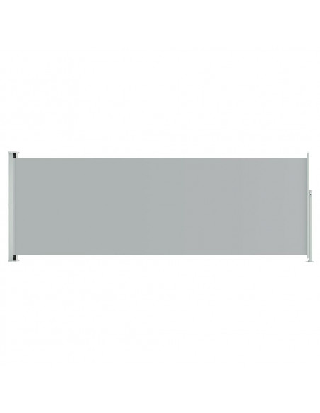 Tenda Laterale Retrattile per Patio 220x600 cm Grigia