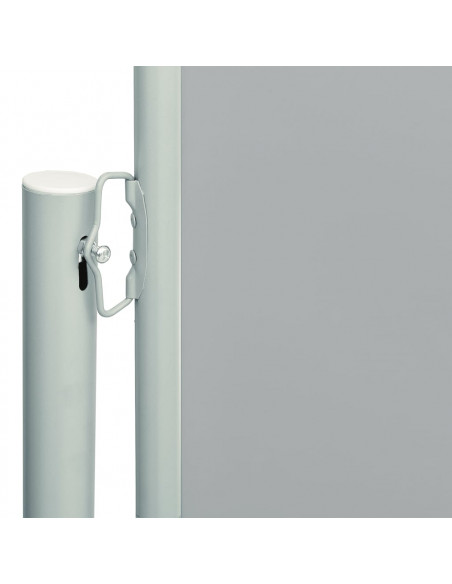 Tenda Laterale Retrattile per Patio 220x600 cm Grigia