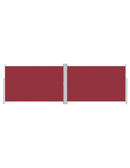 Tenda da Sole Laterale Retrattile Rossa 200x600 cm