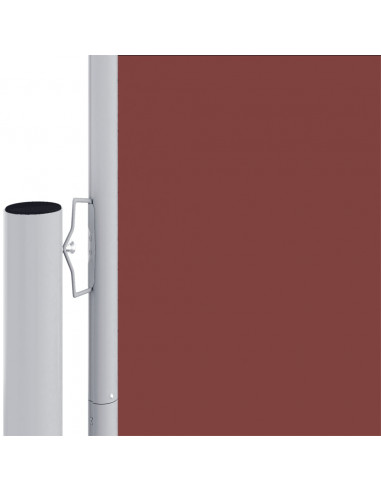 Tenda da Sole Laterale Retrattile Marrone 220x600 cm