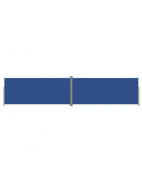 Tenda da Sole Laterale Retrattile Blu 220x1000 cm