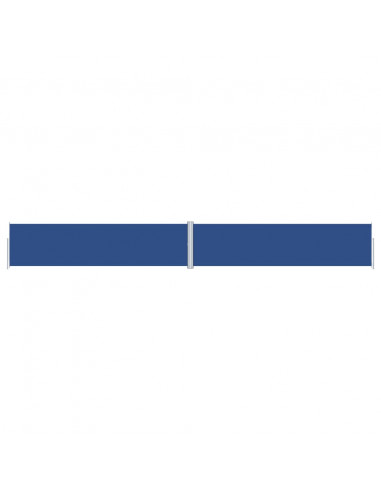 Tenda da Sole Laterale Retrattile Blu 160x1200 cm