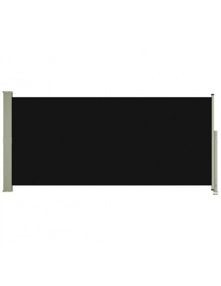 Tenda Laterale Retrattile per Patio 140x300 cm Nera