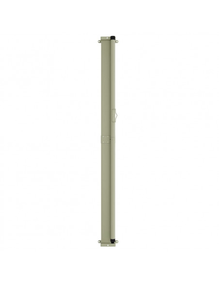 Tenda Laterale Retrattile per Patio 140x300 cm Nera