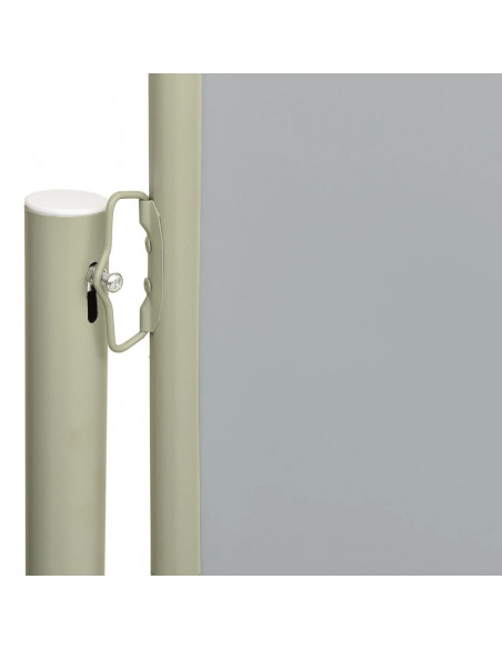 Tenda Laterale Retrattile per Patio 140x300 cm Grigia