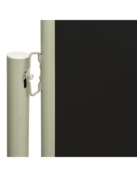 Tenda Laterale Retrattile per Patio 160x300 cm Nera