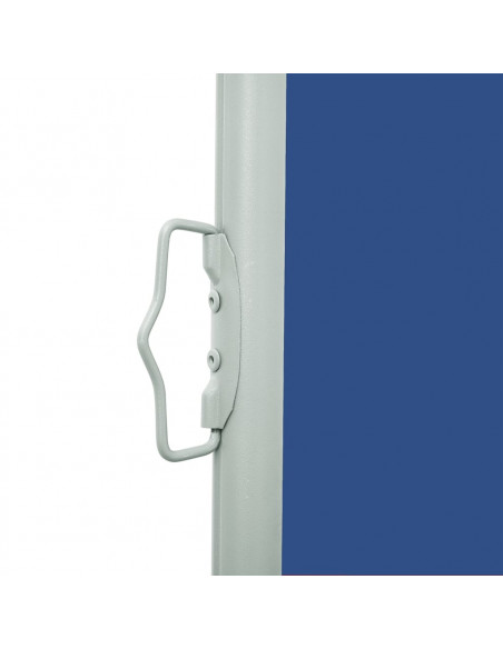 Tenda da Sole Laterale Retrattile per Patio 160x600 cm Blu
