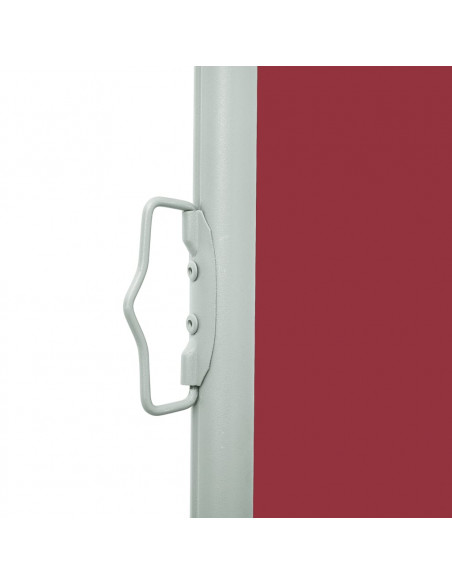 Tenda da Sole Laterale Retrattile per Patio 160x600 cm Rossa