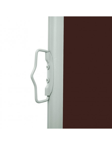 Tenda da Sole Laterale Retrattile per Patio 160x600 cm Marrone