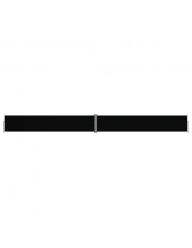 Tenda Laterale Retrattile Nera 117x1200 cm