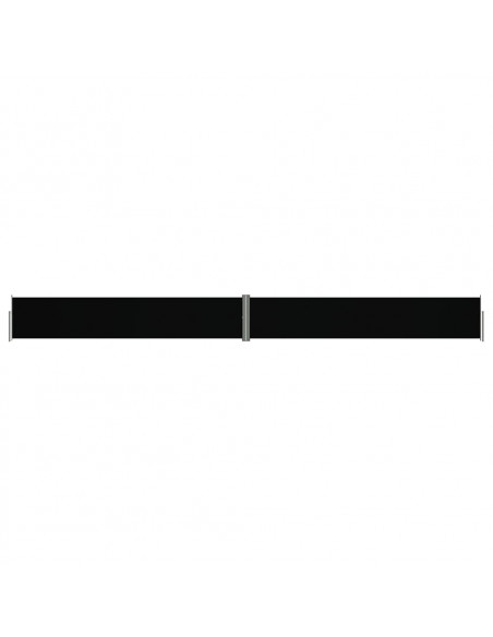 Tenda Laterale Retrattile Nera 117x1200 cm