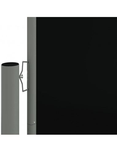 Tenda Laterale Retrattile Nera 117x1200 cm