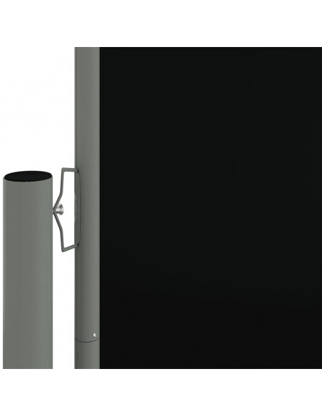 Tenda Laterale Retrattile Nera 117x1200 cm