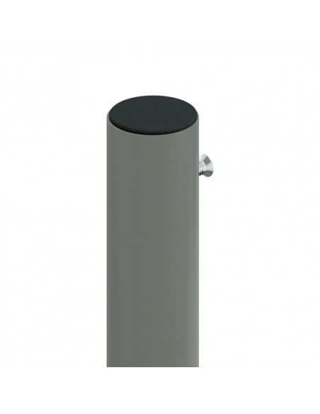 Tenda Laterale Retrattile Nera 117x1200 cm