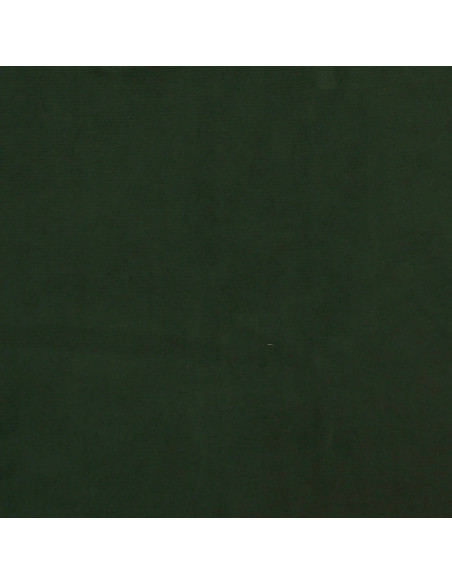 Poggiapiedi Verde Scuro 60x60x36 cm in Velluto