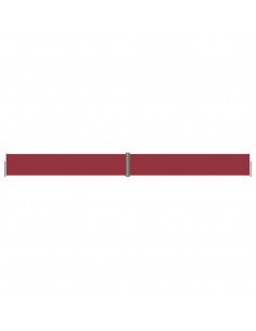 Tenda Laterale Retrattile Rossa 117x1200 cm 2