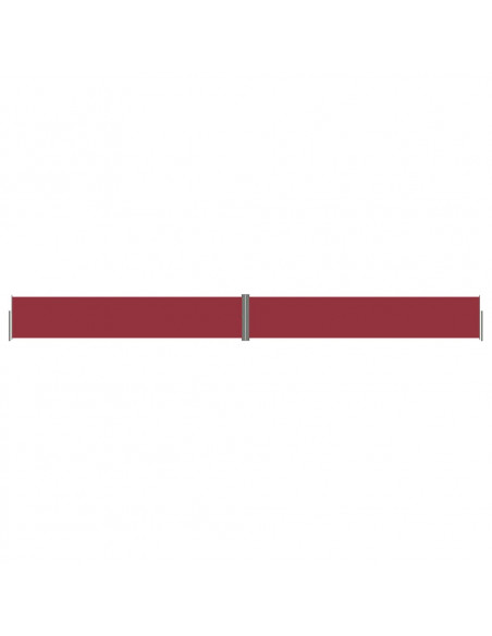 Tenda Laterale Retrattile Rossa 117x1200 cm