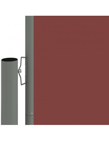 Tenda Laterale Retrattile Marrone 117x1200 cm