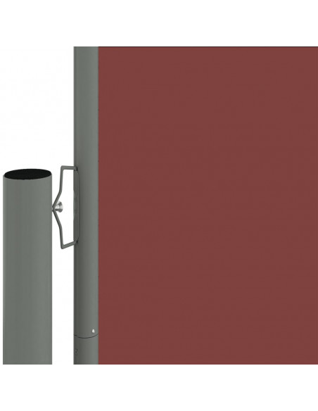 Tenda Laterale Retrattile Marrone 117x1200 cm