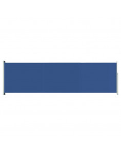 Tenda da Sole Laterale Retrattile per Patio 180x600 cm Blu 2