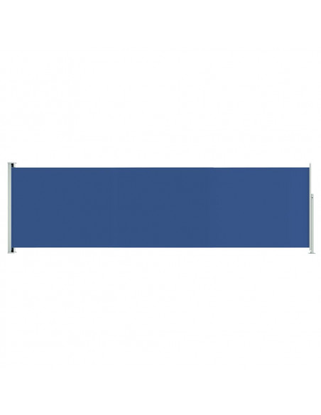 Tenda da Sole Laterale Retrattile per Patio 180x600 cm Blu