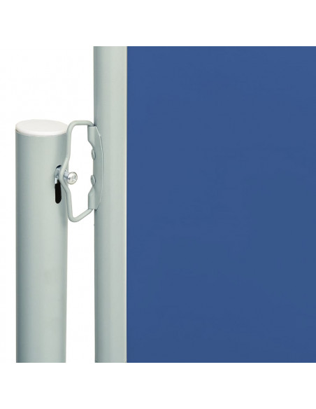 Tenda da Sole Laterale Retrattile per Patio 180x600 cm Blu