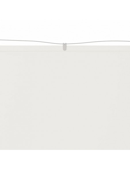 Paravento Verticale Bianco 100x600 cm Tessuto Oxford