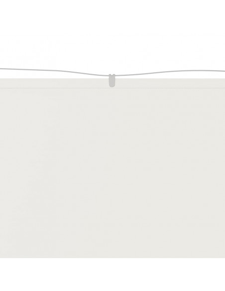 Paravento Verticale Bianco 140x800 cm Tessuto Oxford