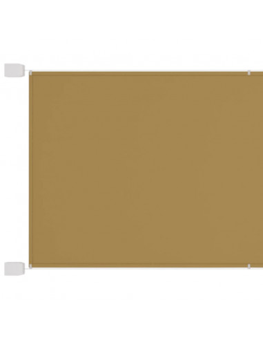 Paravento Verticale Beige 140x270 cm in Tessuto Oxford
