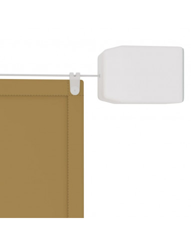 Paravento Verticale Beige 140x420 cm in Tessuto Oxford