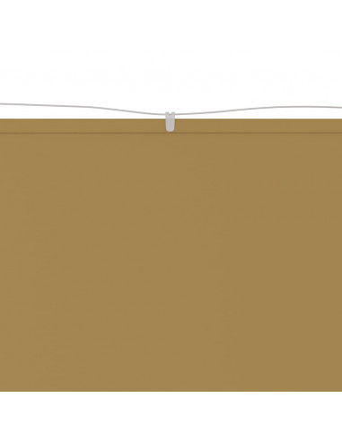 Paravento Verticale Beige 140x600 cm in Tessuto Oxford