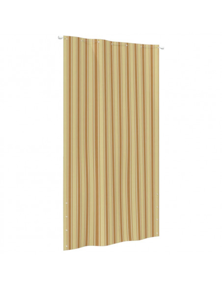 Paravento Balcone Giallo e Arancione 140x240 cm Tessuto Oxford