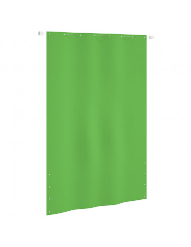 Paravento per Balcone Verde Chiaro 160x240 cm in Tessuto Oxford