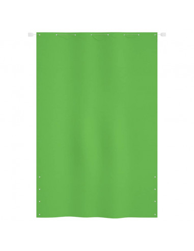 Paravento per Balcone Verde Chiaro 160x240 cm in Tessuto Oxford