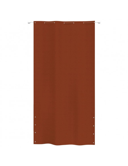Paravento per Balcone Terracotta 140x240 cm in Tessuto Oxford