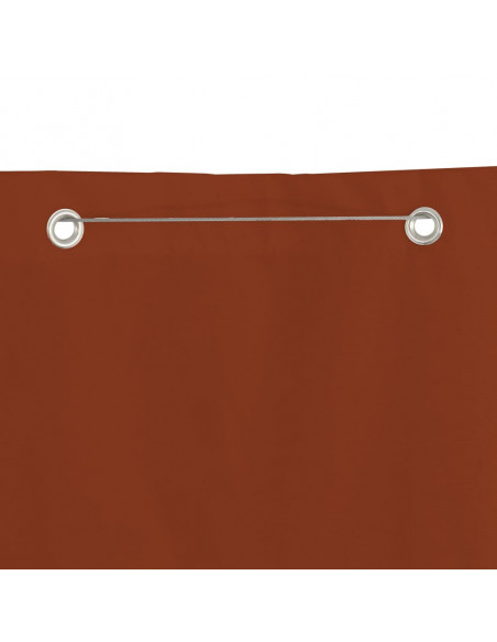 Paravento per Balcone Terracotta 140x240 cm in Tessuto Oxford