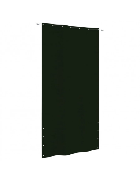 Paravento per Balcone Verde Scuro 140x240 cm in Tessuto Oxford