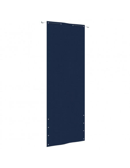 Paravento per Balcone Blu 80x240 cm in Tessuto Oxford