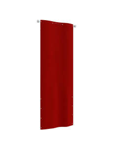 Paravento per Balcone Rosso 80x240 cm in Tessuto Oxford 2