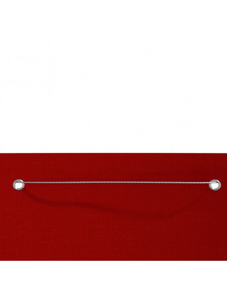 Paravento per Balcone Rosso 80x240 cm in Tessuto Oxford