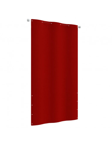 Paravento per Balcone Rosso 120x240 cm in Tessuto Oxford