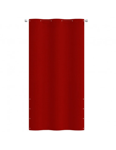 Paravento per Balcone Rosso 120x240 cm in Tessuto Oxford