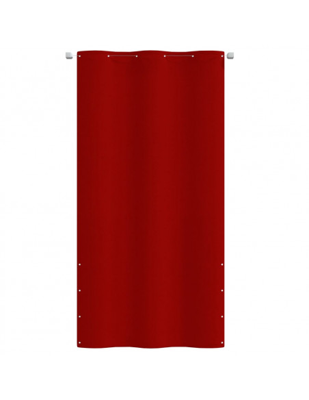 Paravento per Balcone Rosso 120x240 cm in Tessuto Oxford