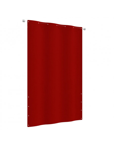 Paravento per Balcone Rosso 140x240 cm in Tessuto Oxford