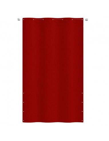 Paravento per Balcone Rosso 140x240 cm in Tessuto Oxford