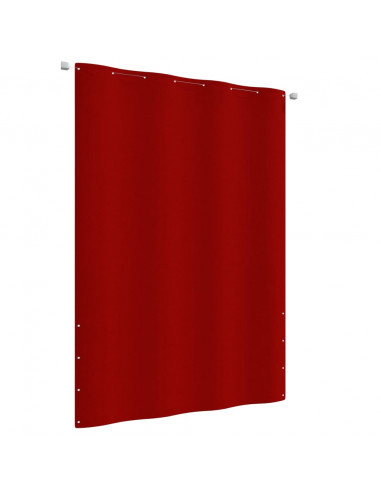 Paravento per Balcone Rosso 160x240 cm in Tessuto Oxford