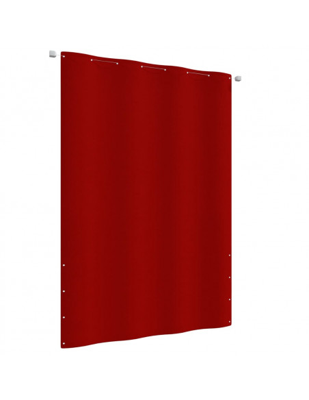 Paravento per Balcone Rosso 160x240 cm in Tessuto Oxford